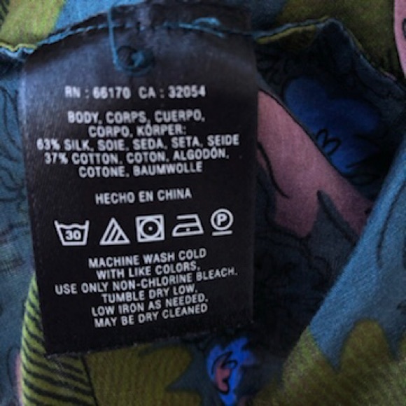 ANTHROPOLOGIE VANESSA VIRGINIA Silk button front ruffle shirt, size 4 - Picture 9 of 9